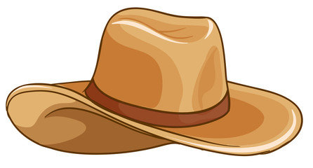 A brown hat