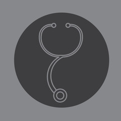 stethoscope icon vector