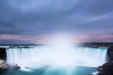 Keuken spatwand met foto Horseshoe Falls bij Niagara Falls © mandritoiu