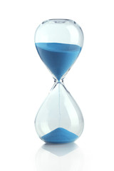 Blue hourglass