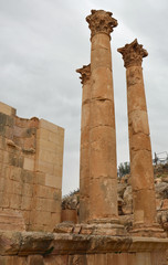 Fototapeta na wymiar Temple of Zeus, Jerash