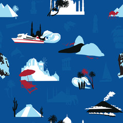 cruise travel background