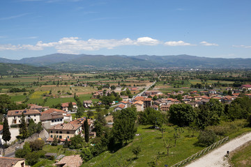 Fototapeta na wymiar Italy. Panorama Anghiari.
