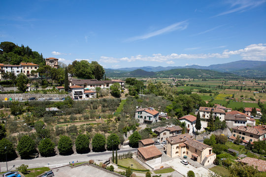 Italy. Panorama Anghiari.