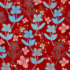 Floral seamless pattern