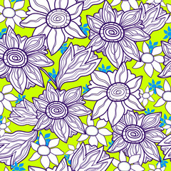 Floral seamless pattern