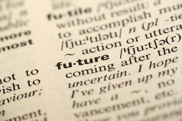 Word future in a dictionary