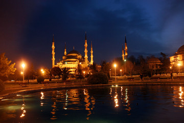Obraz premium Blue mosque in Istanbul, Turkey