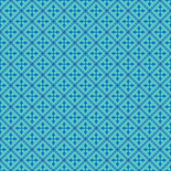 Seamless floral pattern and chain.