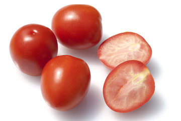 Roma-Tomaten, Romatomaten, Lycopersicon esculentum;