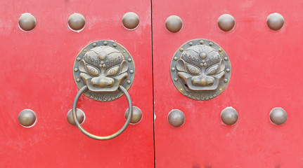 locked lion door