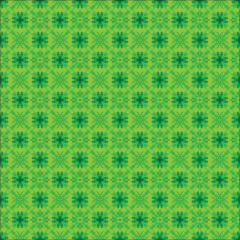 Green floral pattern seamless.