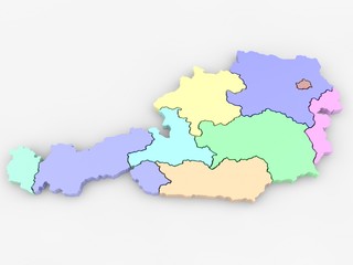 Obraz premium Bundesländer Österreich