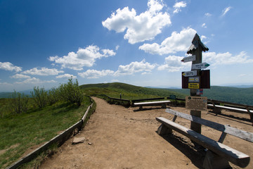 Szlak z Małej Rawki na Wileką Rawkę, Bieszczady, Polska