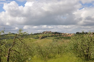 Fototapeta na wymiar Toskana, Chianti-Gebiet, Panzano
