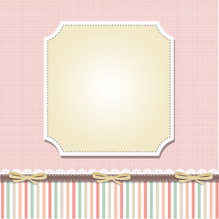 Cool template frame design for greeting card