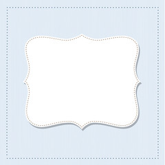 Cool template frame design for greeting card