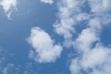 blue sky and cloud