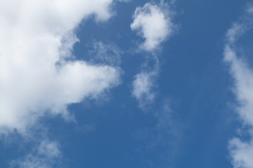 blue sky and cloud