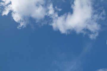 blue sky and cloud