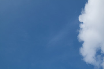 Fototapeta na wymiar blue sky and cloud