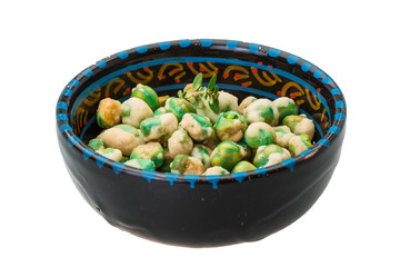 Crispy green peas