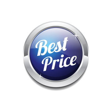 Best Price Glossy Shiny Circular Vector Button