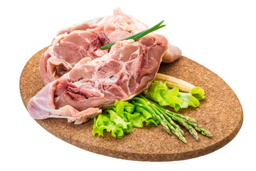 Fototapeta premium Raw lamb