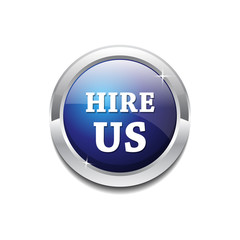 Hire Us Glossy Shiny Circular Vector Button