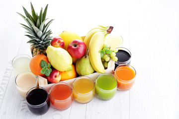 collection of juice
