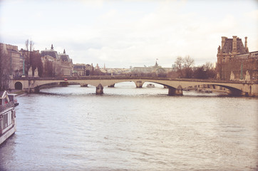 Fototapeta na wymiar River Seine