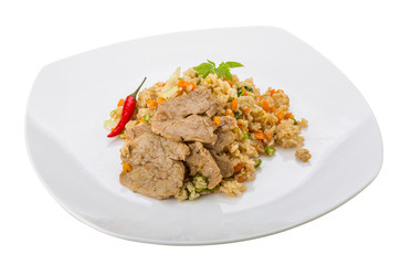 Fried rice with pork