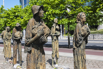 Denkmal für die Opfer des "Grossen Hungers" in Irland, Dublin, Irland