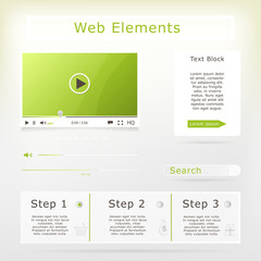 Web elements collection set
