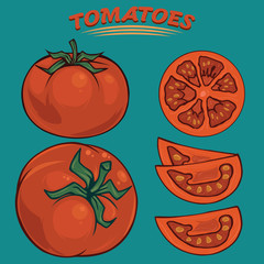 TOMATOES CLIPART