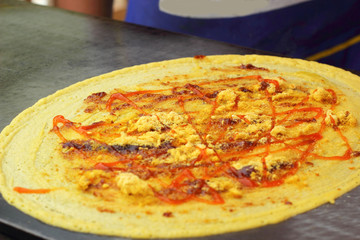 pancake snack in the market