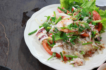 seafood marinated salad
