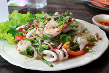 seafood marinated salad