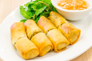 Fried spring rolls