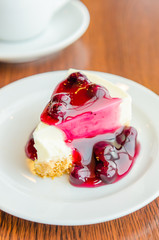 Blueberry cheesecake