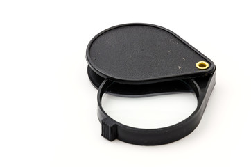 Obraz premium Magnifying isolated