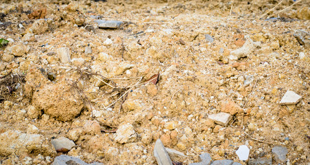 Soil texture at Construction site