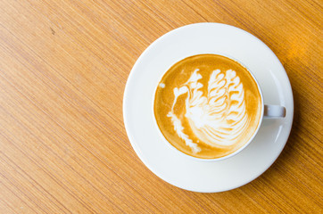 Latte coffee
