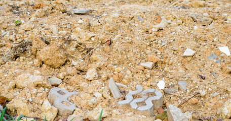 Soil texture at Construction site