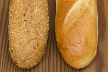Two types of baguettes