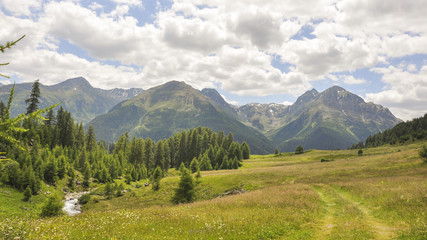 Fototapeta na wymiar Guarda, Wieś, Alpy, góra, Gryzonia, Szwajcaria