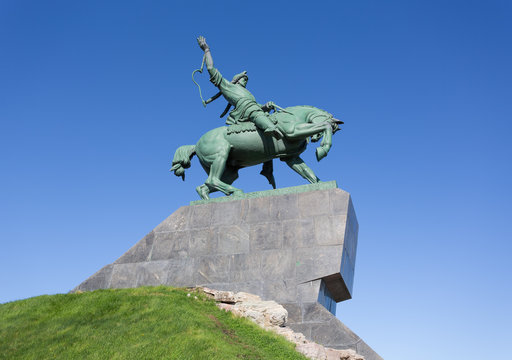 Monument to the national hero of Bashkiria to Salavat Yulayev