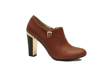 Brown female shoe