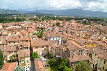 Fototapeta na wymiar Architektura krajobrazu w Lucca