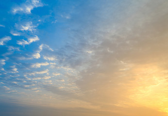 sunset clouds